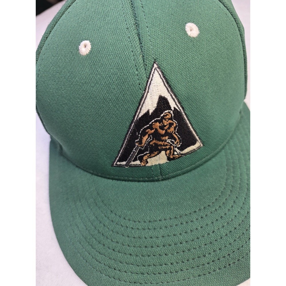 Gorpcore Cabincore OC Sports Bigfoot Sasquatch Hat Green ProFlex Baseball Cap ML
